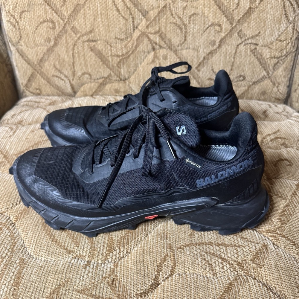 Salomon Alphacross 5 Gtx W 473109 running shoes black Women's 11